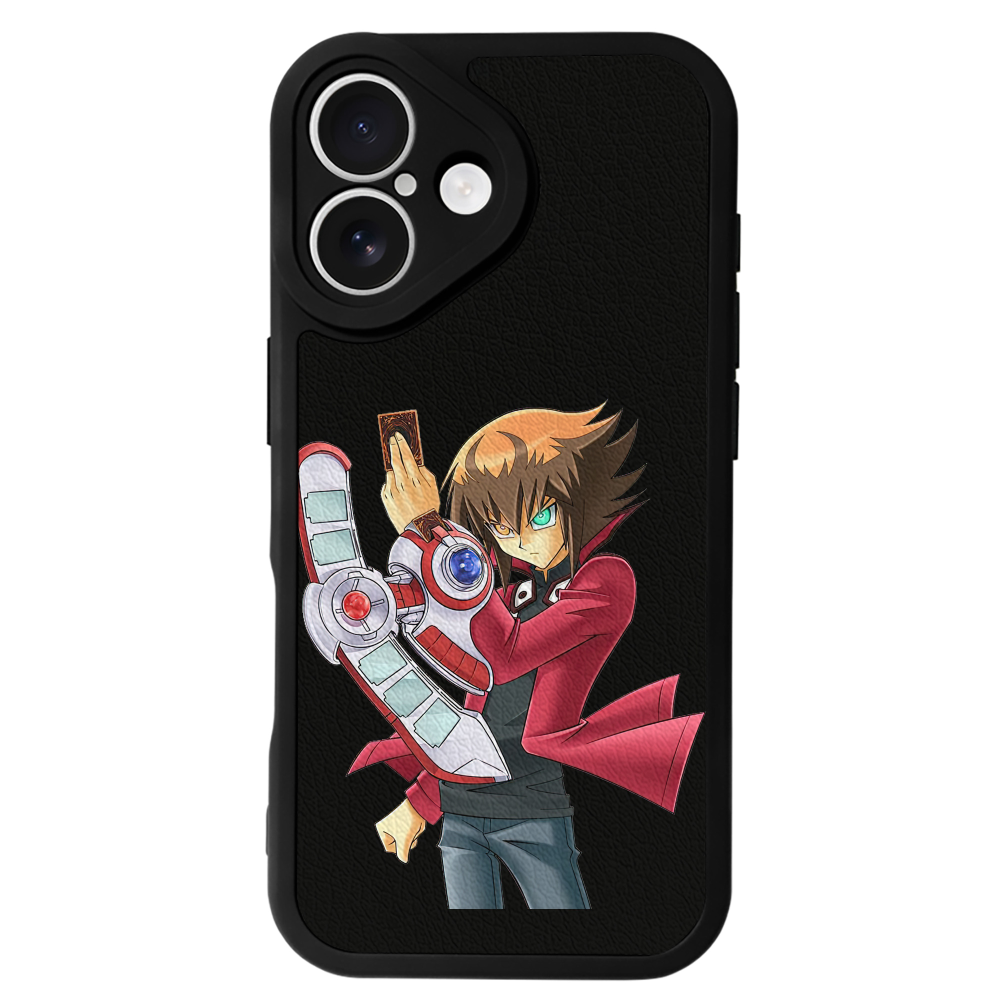 遊☆戯☆王 Yu-Gi-Oh! 【iPhone 16シリーズ対応】シリコンスマホケース（レザー調） 材質：シリコン